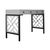 Chippendale Writing Desk - Light Gray For Sale - Image 9 of 9