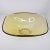 Vintage Pebbled Glass Bowl Large Decorative Pedestal Bubble Recycled Amber For Sale - Image 10 of 11