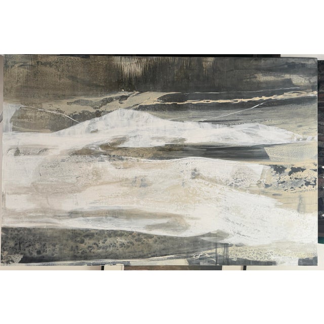 “Mont Blanc” Original Large Scale Abstract Painting For Sale - Image 11 of 12