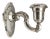 Antique Art Nouveau Wall Lamp, 1890s For Sale