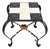 Small Vintage Wrought Iron and Ceramic Table, 1940s For Sale