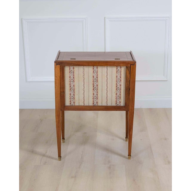 18th Century Louis XVI Marquetry Chiffonier Table For Sale - Image 10 of 15