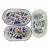 1990s Set of Three Marioo Sambuco Hand-Painted Oval Dishes For Sale