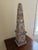 Late 20th Century Neoclassical Grand Tour Coquillage Shell Encrusted Obelisk For Sale In South Bend - Image 6 of 13