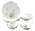 Mid 20th Century Farmhouse Pink Bavarian Dinner Service - Set of 16 For Sale