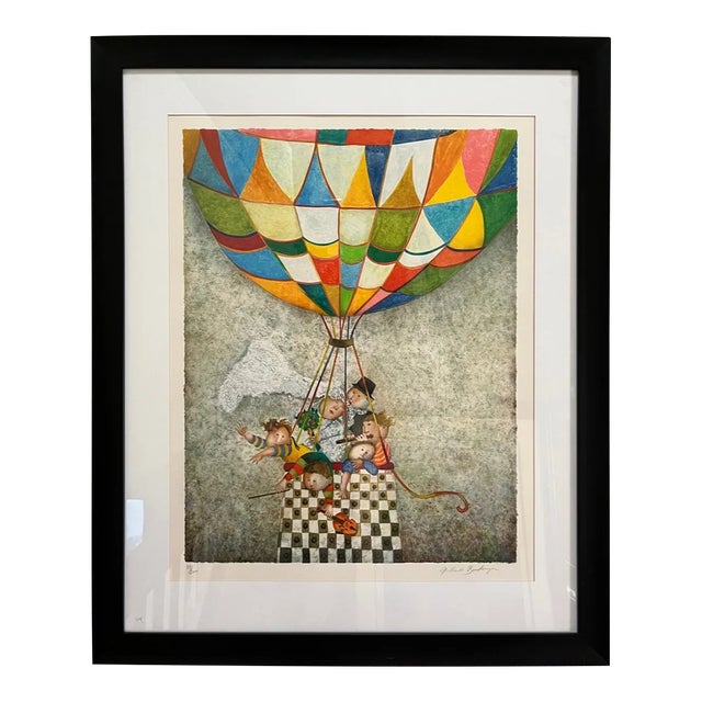 1960s Boulanger Original Lithograph Signed & Numbered Voyage De Noces For Sale