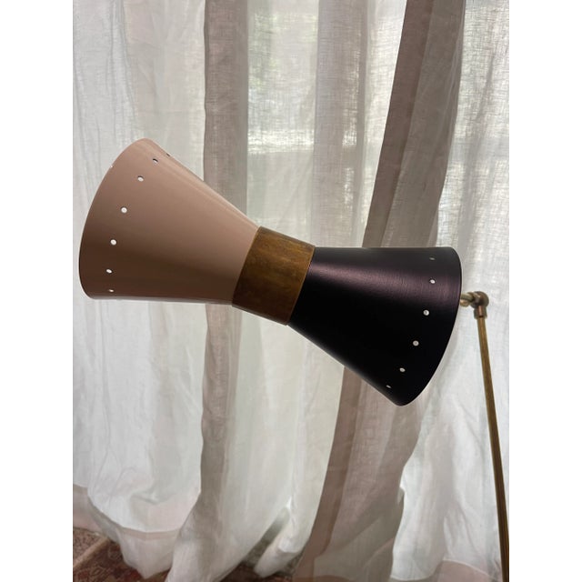 Double Arm Wall Sconce in the Style of Stilnovo For Sale - Image 4 of 6