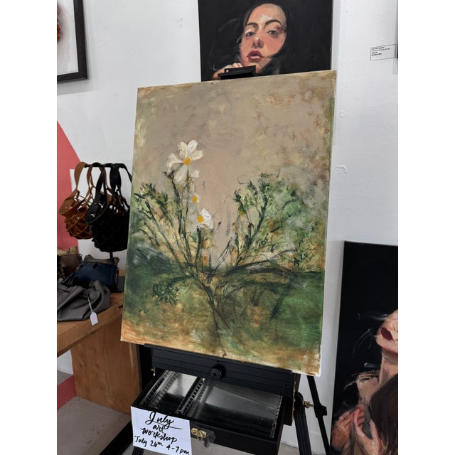 Original Oil on Canvas Floral Art by Michelle Collins For Sale - Image 4 of 10