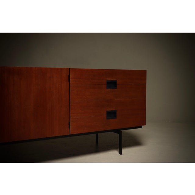 Metal Japanese Series Model DU04 Sideboard by Cees Braakman for Pastoe, 1958 For Sale - Image 7 of 16