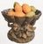 Traditional Vintage Large 3 Monkey Scalloped Palm Beach Regency Decorative Fruit Bowl Table Top Decor For Sale - Image 3 of 8