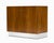 Mid 20th Century Pair of Vintage Mid Century Zebrawood and Chrome Cabinets by Milo Baughman For Sale - Image 5 of 15