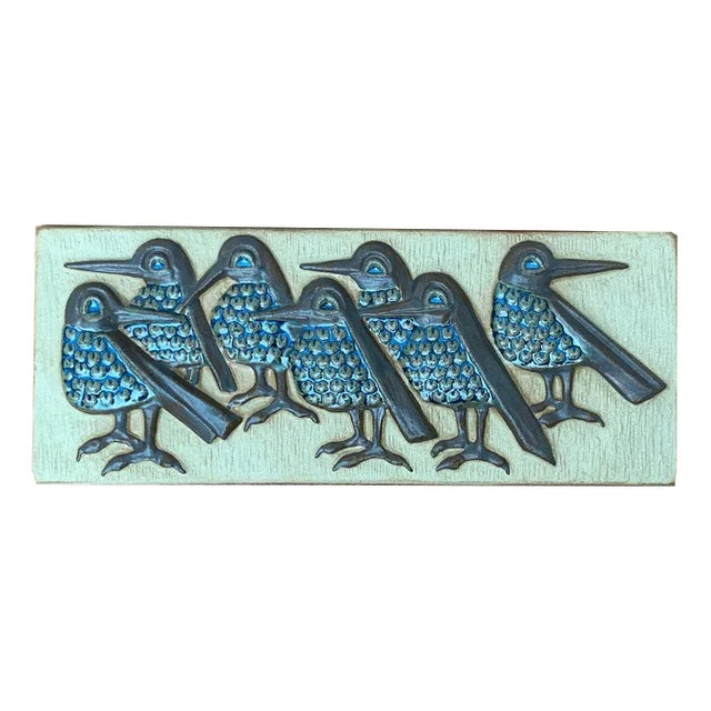 Mid-Century Danish Wall Relief Plate by Marianne Starck for Michael Andersen Bornholm For Sale