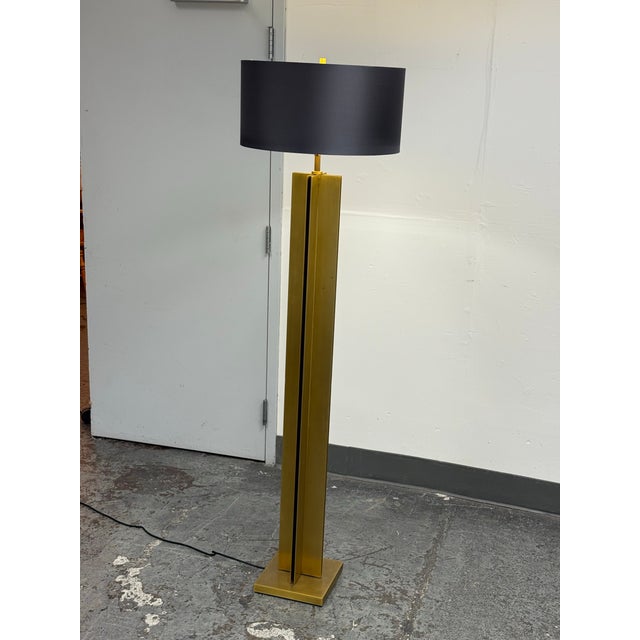 Design Plus Gallery presents the Bryson Floor Lamp by Ed Robinson for Restoration Hardware. Drawing inspiration from 1970s...