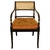 1960s Set Eight Federal Style Japanned & Gilded Dining Arm Chairs Kittinger Furniture For Sale - Image 10 of 17