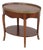 Baker Oval Mahogany 2 Tier Occasional Table For Sale