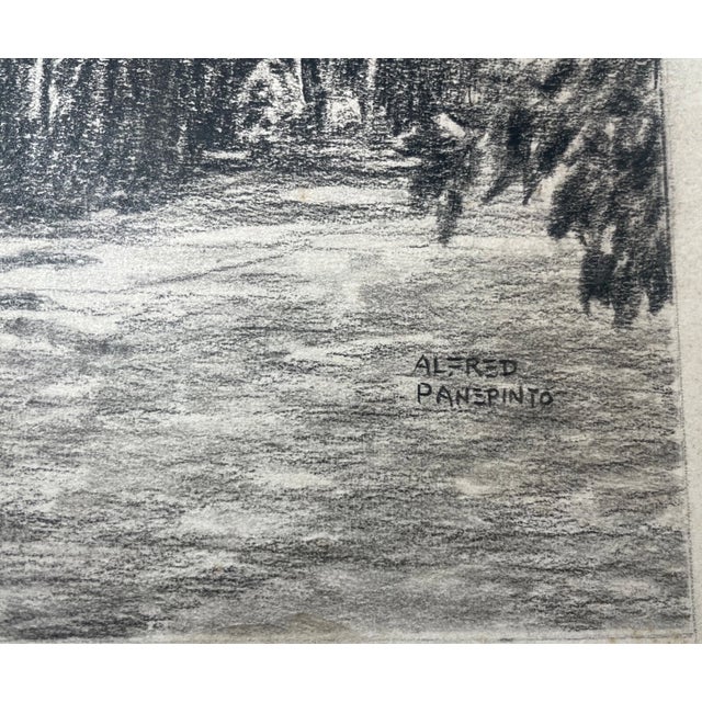 1990s Original Alfred Panepinto Realism College Graduation Drawing Sketch Illustration For Sale - Image 11 of 12