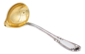 Silver Sauce Spoon for Right-Handed People
