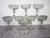Engraved Crystal Champagne Coupes, 19th Century, 1890s, Set of 8 For Sale - Image 12 of 12