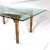 Hollywood Regency Hollywood Regency Bamboo & Glass Dining Table For Sale - Image 3 of 9