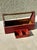 Antique Early 20th Century Red Rustic Farmhouse Wooden Tool Caddy For Sale - Image 11 of 11