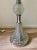 Wonderful European Lamp foot consisting of cut glass and Chrome. The lights inside can be switched on and off together or...