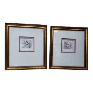 Pair of Signed and Numbered Lithographs by S. Riva For Sale