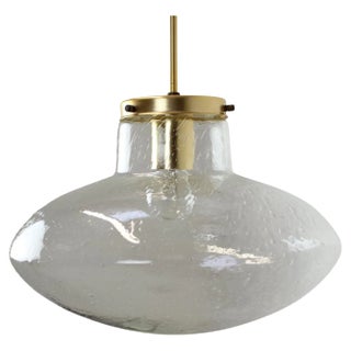 Mid-Century Glass Pedant by Kamenicky Senov, 1970s For Sale