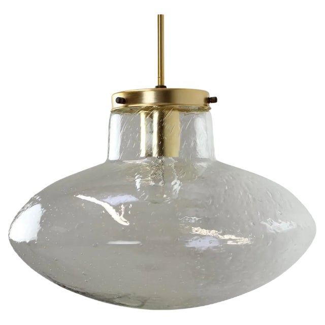 Mid-Century Glass Pedant by Kamenicky Senov, 1970s For Sale