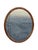 1940 Ovel Fruitwood Mirror New Glass. For Sale In Philadelphia - Image 6 of 9