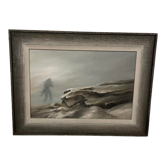 Hulan Fleming “Dawn” 1967 Original Oil Painting For Sale