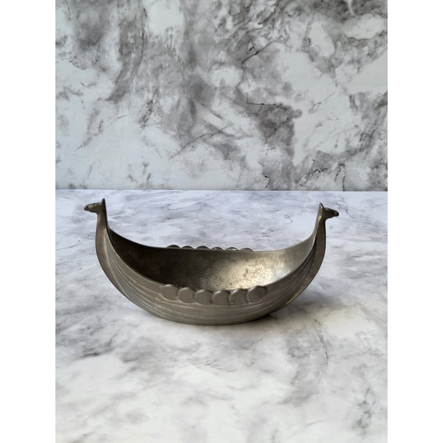 Vintage Just Anderson Viking Ship Salt Cellar For Sale In San Francisco - Image 6 of 10