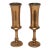 Pair of Vintage Arts and Crafts Style Copper Goblets / Bud Vases For Sale