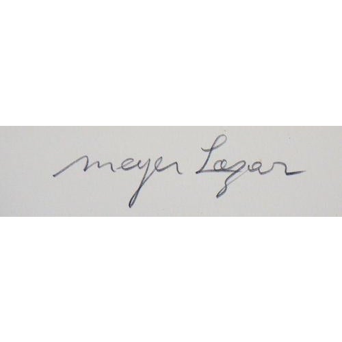 Meyer Lazar, Overwhelming Love, Nude, 1974, Original Signed Etching For Sale - Image 5 of 6