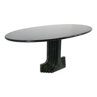 Argo Oval Dining Table by Carlo Scarpa for Simon Gavina, 1970s For Sale
