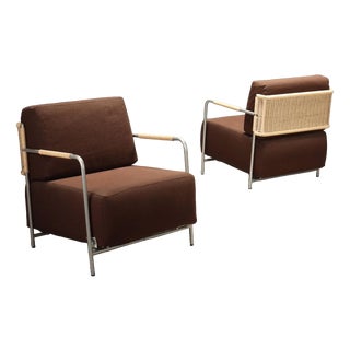 Lounge Chairs from Calligaris, 1980s, Set of 2 For Sale