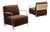 Lounge Chairs from Calligaris, 1980s, Set of 2 For Sale
