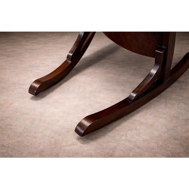 Brown Brazilian Mid-Century Rocking Chair in Bentwood, Moveis Cimo, 1950s - Lot 137 For Sale - Image 8 of 11