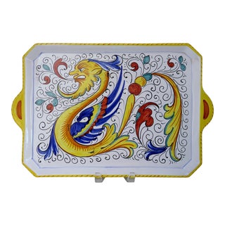 Vintage Deruta Large Serving Tray For Sale