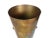 Mid 20th Century Pedestal Solid Brass Vase with Inlaid Blue Stones Dotes For Sale - Image 6 of 8