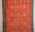 1960s Moroccan Berber Rug, Coral and Teal Geometric Wool, 4'10" × 9'10" For Sale In Palm Springs - Image 6 of 14