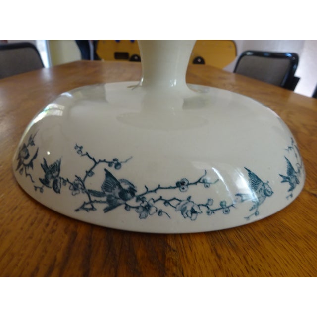 Large Terre De Fer Compote Dish by HB&Cie, 1890s For Sale - Image 15 of 18