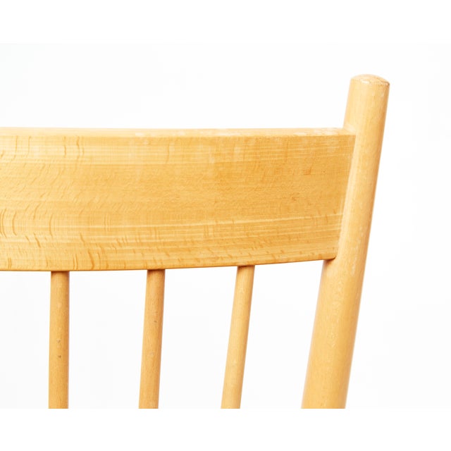 1960s Vintage J16 Rocking Chair by Hans J. Wegner for FDB Møbler, 1960s For Sale - Image 5 of 14