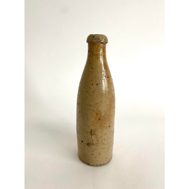 Antique German Stoneware Beer Bottle For Sale - Image 4 of 8