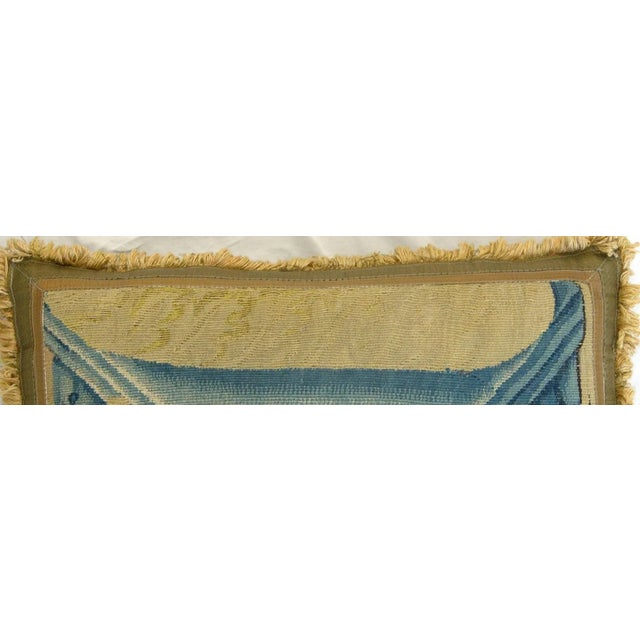 Circa 1640 Antique Flemish Tapestry Pillow For Sale In Los Angeles - Image 6 of 9