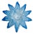 15" Vintage 1970s Lavorazione Arte Murano Powder Blue Splash Centerpiece Bowl For Sale - Image 10 of 10