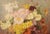 French Artist, Still Life of Flowers with Chrysanthemums and Daisies, 1898, Oil on Canvas For Sale - Image 3 of 11