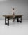 Mid 20th Century 20th Century French Industrial Cast Iron Work Table with Wooden Top For Sale - Image 5 of 18
