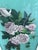 Pink Antique Hand-Painted on Glass Pink Roses-Ornate Gesso Frame For Sale - Image 8 of 9