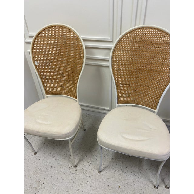 Thayer Coggin Milo Baughman for Thayer Coggin Cane Dining Chairs - Set of 6 For Sale - Image 4 of 12