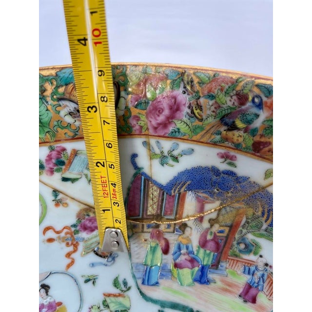 Antique Chinese Rose Medallion Bowl For Sale - Image 18 of 18